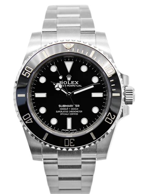 rolex submariner mens watch 114060|rolex no date reference 114060.